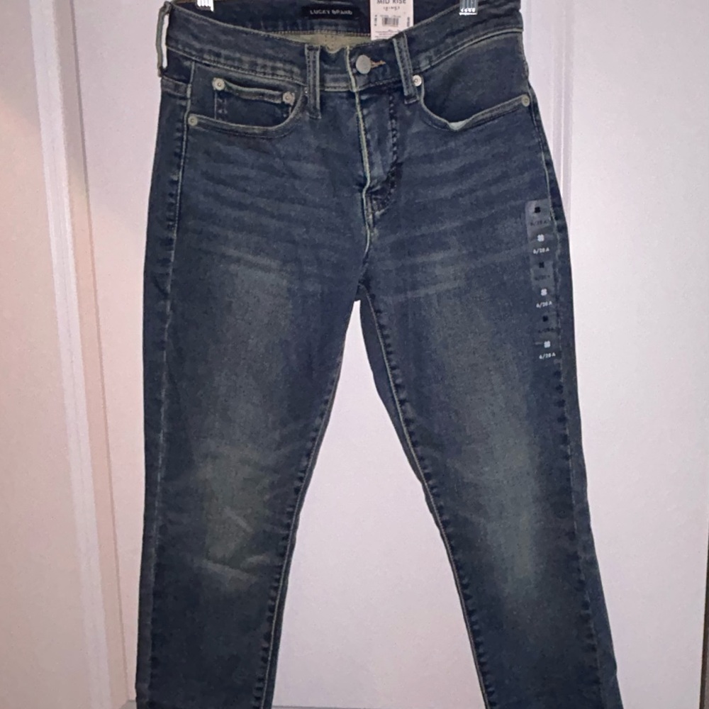 Lucky Brand Women’s Ava Skinny Jeans in Dark Wash